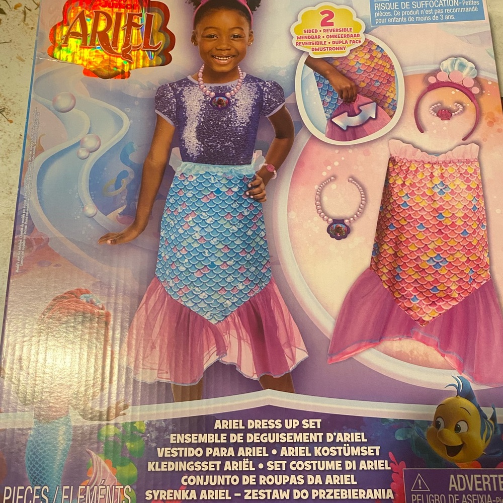 Disney Ariel Dress Up Set - Purple and Pink